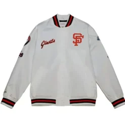 Mitchell & Ness Jackets & Outerwear-City Collection Lightweight Satin Jacket San Francisco Giants