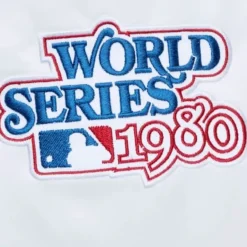 Mitchell & Ness Jackets & Outerwear-City Collection Lightweight Satin Jacket Philadelphia Phillies