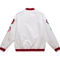 Mitchell & Ness Jackets & Outerwear-City Collection Lightweight Satin Jacket Ohio State