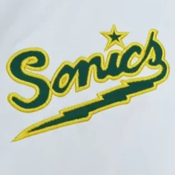 Mitchell & Ness Jackets & Outerwear-City Collection Lightweight Satin Jacket Seattle Supersonics