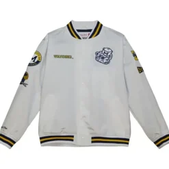 Mitchell & Ness Jackets & Outerwear-City Collection Lightweight Satin Jacket University Of Michigan