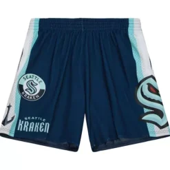 Mitchell & Ness Shorts-City Collection Mesh Shorts Seattle Kraken