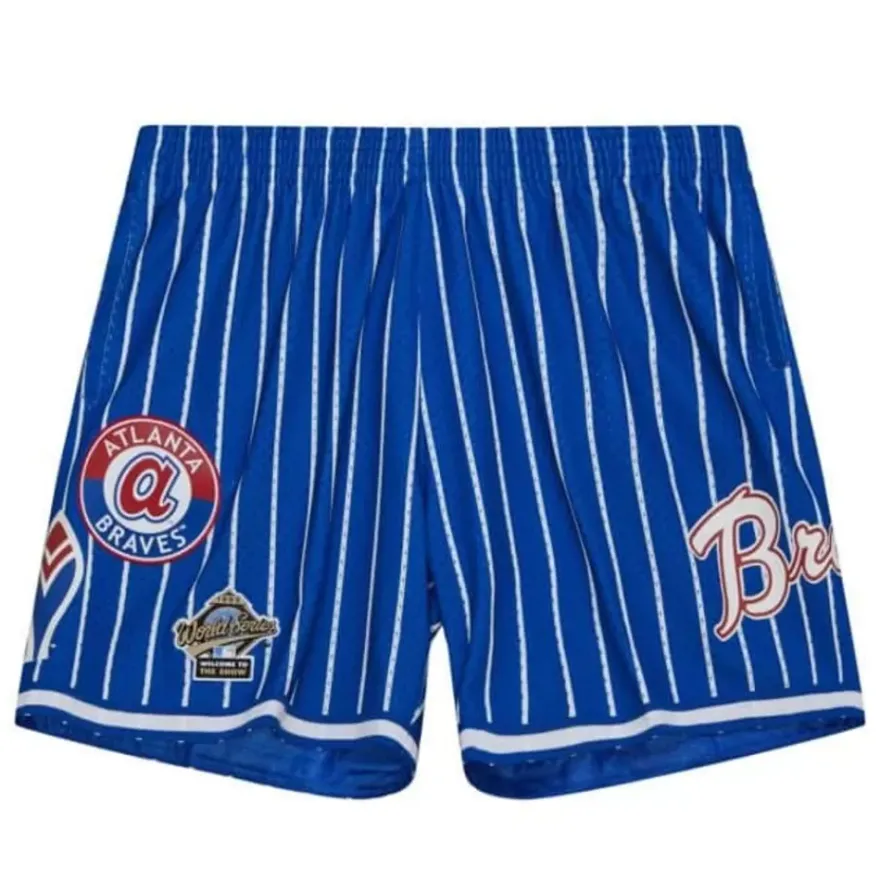 Mitchell & Ness Shorts-City Collection Mesh Shorts Atlanta Braves