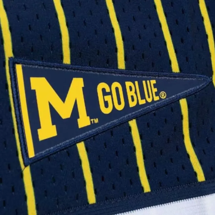 Mitchell & Ness Shorts-City Collection Mesh Shorts University Of Michigan