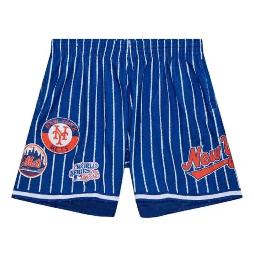 Mitchell & Ness Shorts-City Collection Mesh Shorts New York Mets