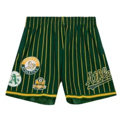 Mitchell & Ness Shorts-City Collection Mesh Shorts Oakland Athletics