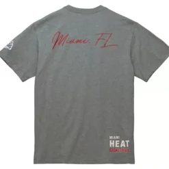 Mitchell & Ness T-Shirts & Tops-City Collection S/S Tee Miami Heat