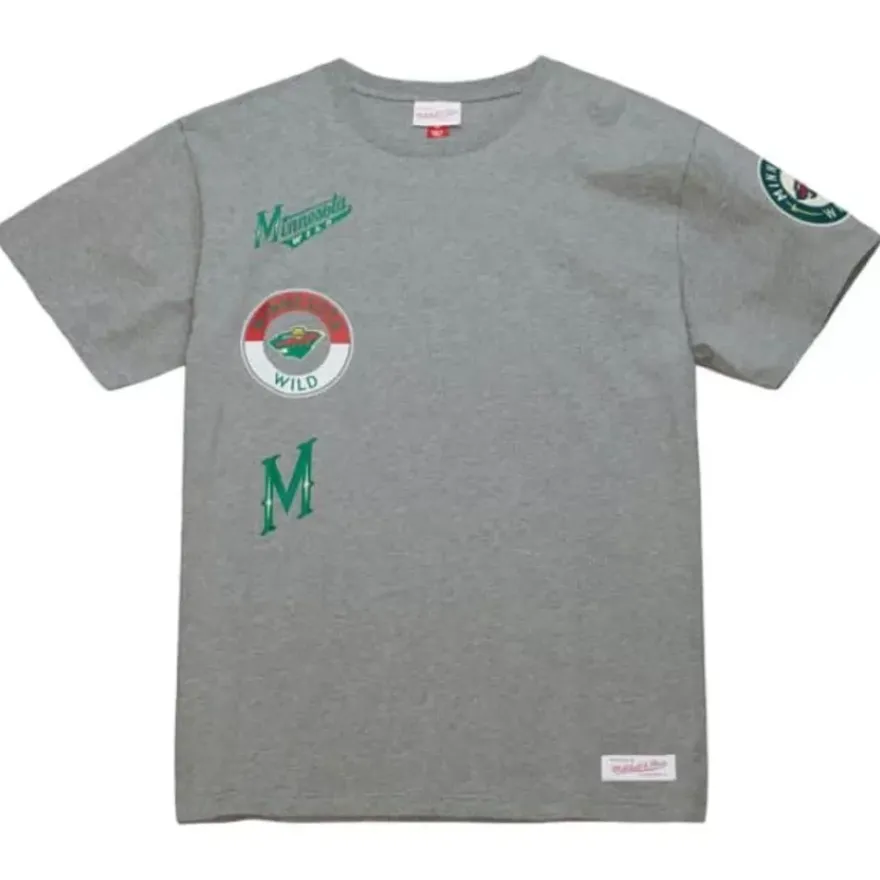 Mitchell & Ness T-Shirts & Tops-City Collection Ss Tee Minnesota Wild