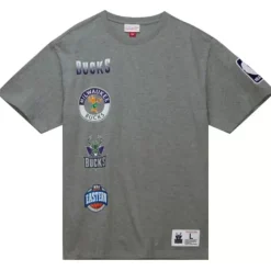 Mitchell & Ness T-Shirts & Tops-City Collection S/S Tee Milwaukee Bucks