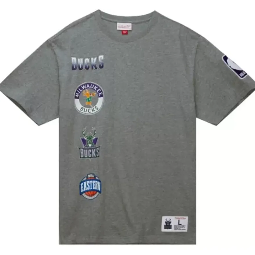 Mitchell & Ness T-Shirts & Tops-City Collection S/S Tee Milwaukee Bucks