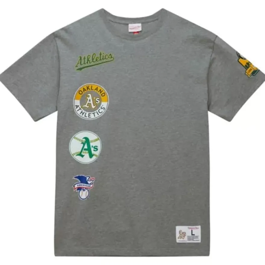 Mitchell & Ness T-Shirts & Tops-City Collection S/S Tee Oakland Athletics