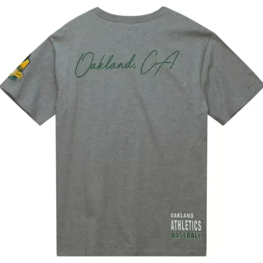 Mitchell & Ness T-Shirts & Tops-City Collection S/S Tee Oakland Athletics