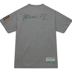 Mitchell & Ness T-Shirts & Tops-City Collection Ss Tee University Of Miami