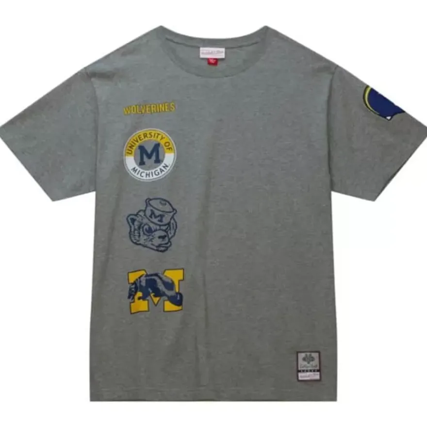 Mitchell & Ness T-Shirts & Tops-City Collection Ss Tee University Of Michigan