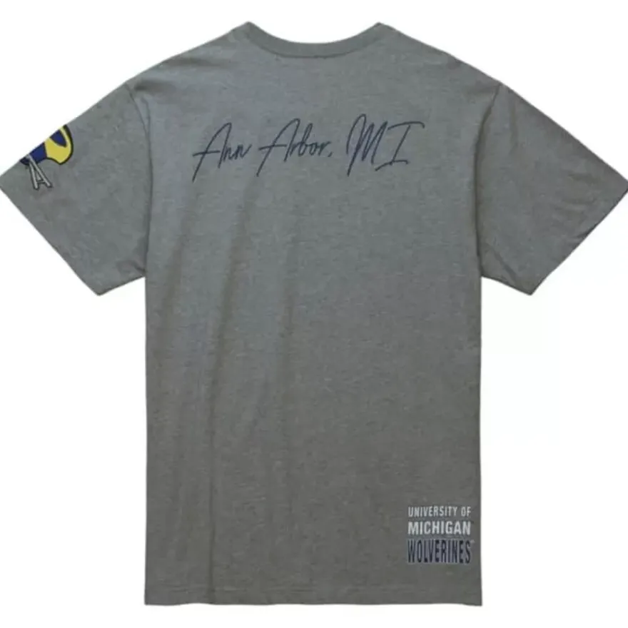 Mitchell & Ness T-Shirts & Tops-City Collection Ss Tee University Of Michigan