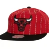 Mitchell & Ness Snapback-City Pinstripe Deadstock Chicago Bulls