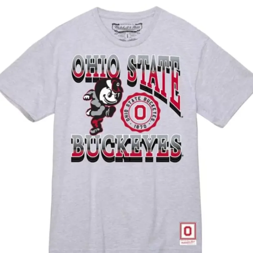 Mitchell & Ness T-Shirts & Tops-Classic Buckeyes Tee Ohio State