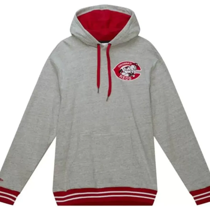 Mitchell & Ness Hoodies & Sweatshirts-Classic French Terry Hoodie Cincinnati Reds