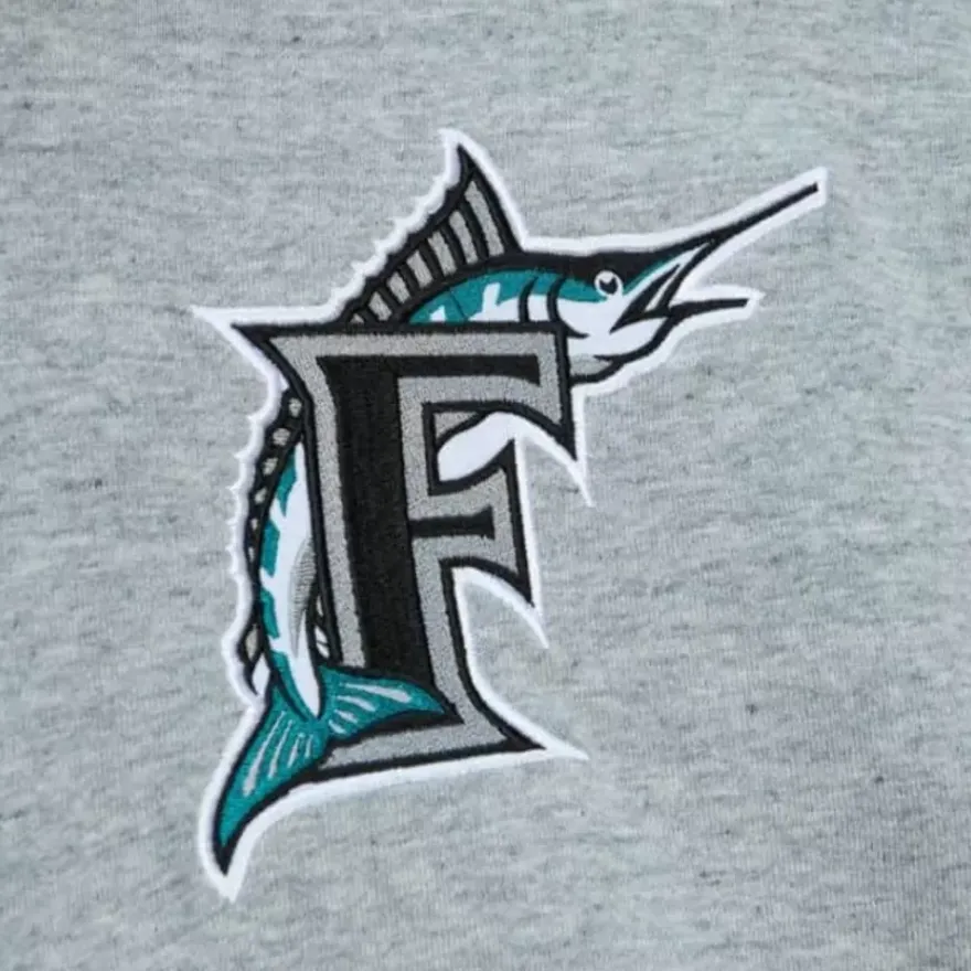Mitchell & Ness Hoodies & Sweatshirts-Classic French Terry Hoodie Florida Marlins
