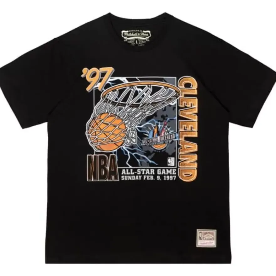 Mitchell & Ness T-Shirts & Tops-Cleveland Electric Tee All Star