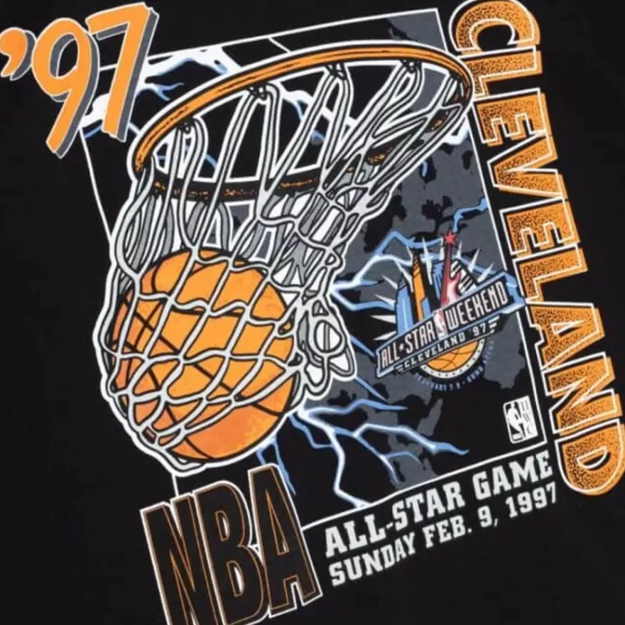 Mitchell & Ness T-Shirts & Tops-Cleveland Electric Tee All Star
