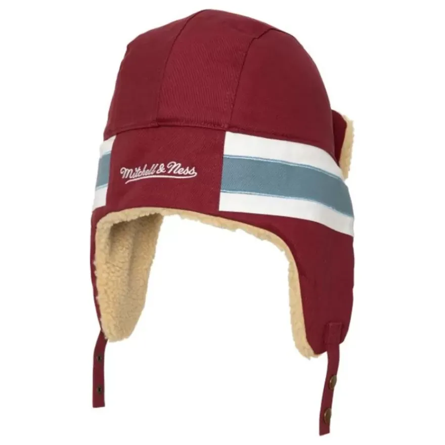 Mitchell & Ness Knit-Cold Break Trapper Colorado Avalanche