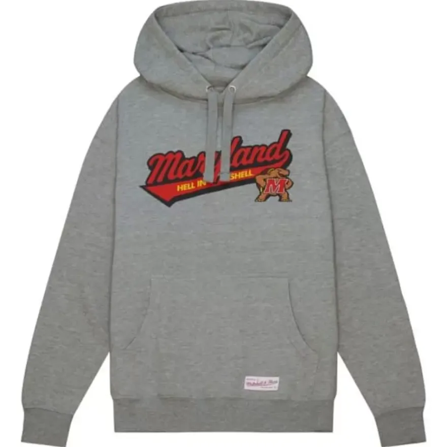 Mitchell & Ness Hoodies & Sweatshirts-College Tailsweep Pullover University Of Maryland