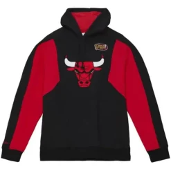 Mitchell & Ness Hoodies & Sweatshirts-Color Blocked Fleece 2.0 Chicago Bulls