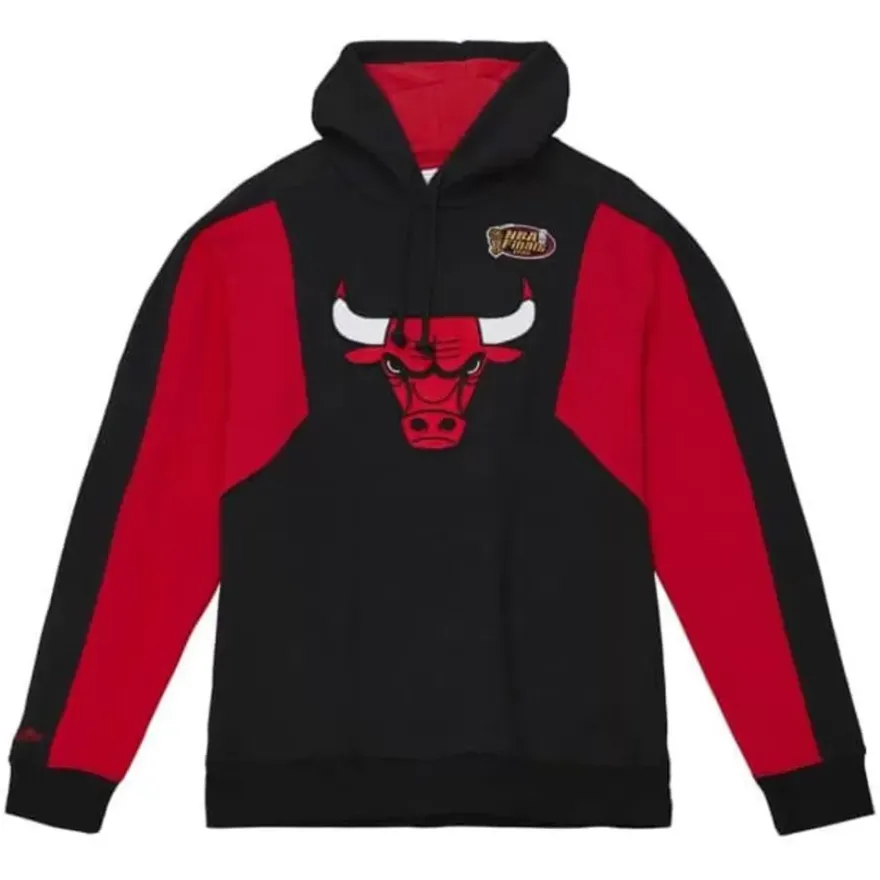 Mitchell & Ness Hoodies & Sweatshirts-Color Blocked Fleece 2.0 Chicago Bulls