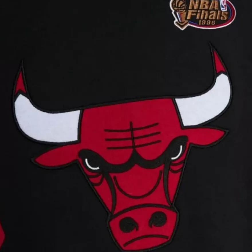 Mitchell & Ness Hoodies & Sweatshirts-Color Blocked Fleece 2.0 Chicago Bulls