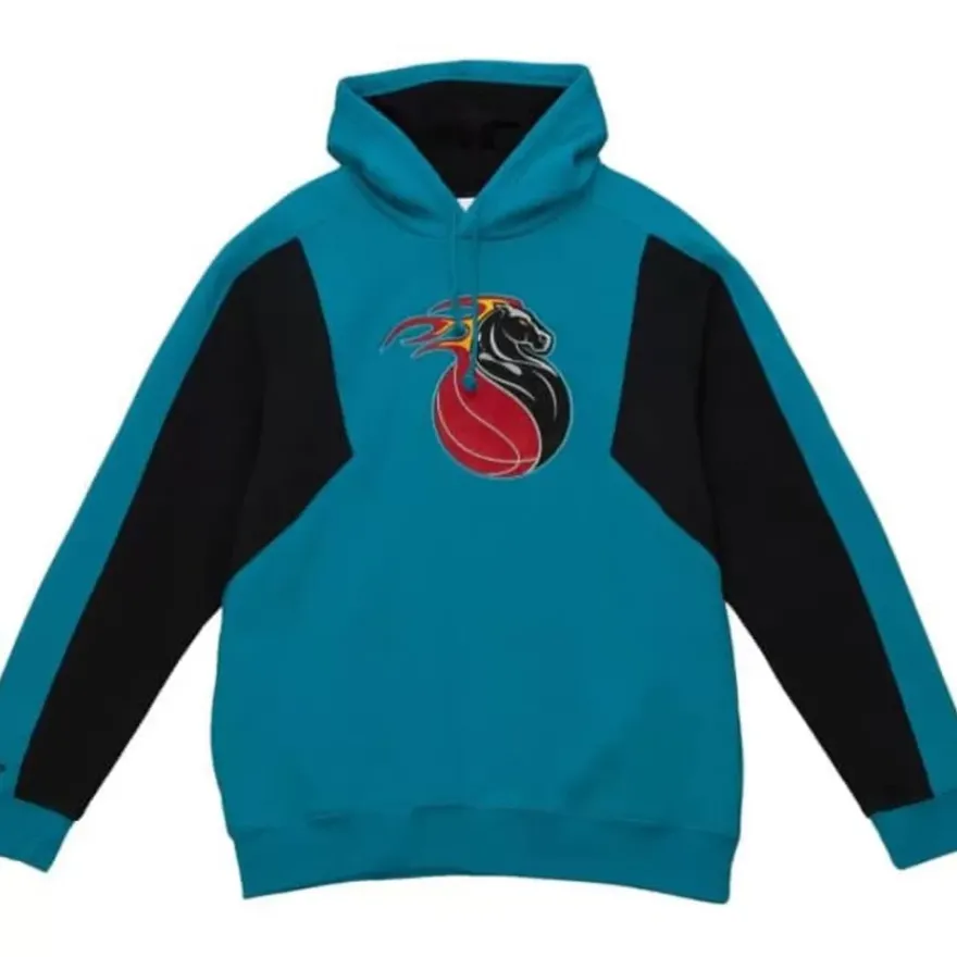 Mitchell & Ness Hoodies & Sweatshirts-Color Blocked Fleece 2.0 Detroit Pistons