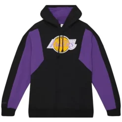 Mitchell & Ness Hoodies & Sweatshirts-Color Blocked Fleece 2.0 Los Angeles Lakers