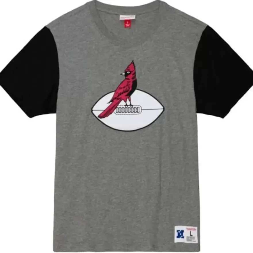 Mitchell & Ness T-Shirts & Tops-Color Blocked S/S Tee Arizona Cardinals