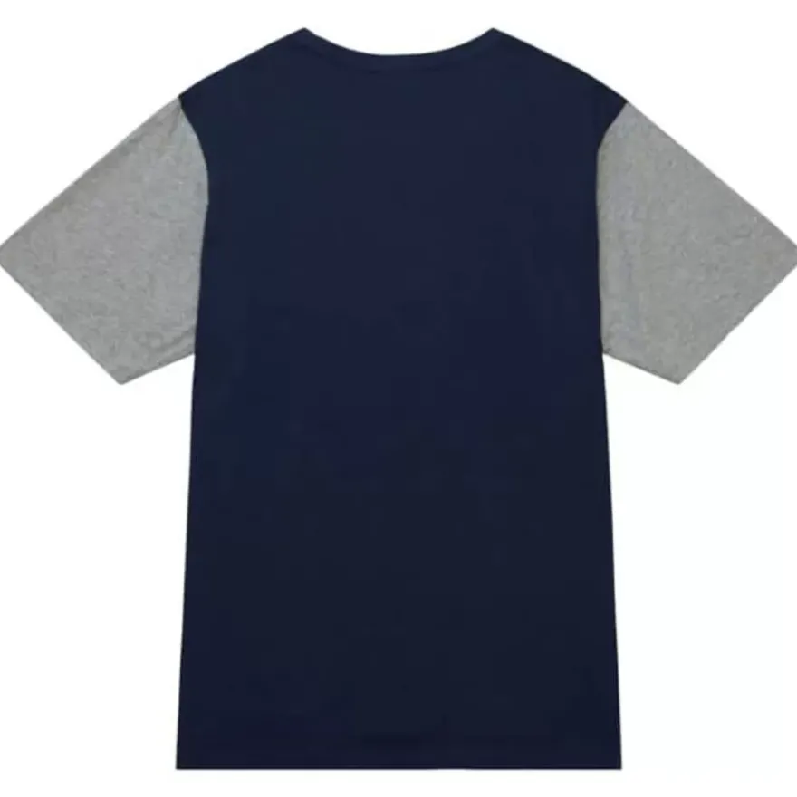 Mitchell & Ness T-Shirts & Tops-Color Blocked Ss Tee Boston Red Sox