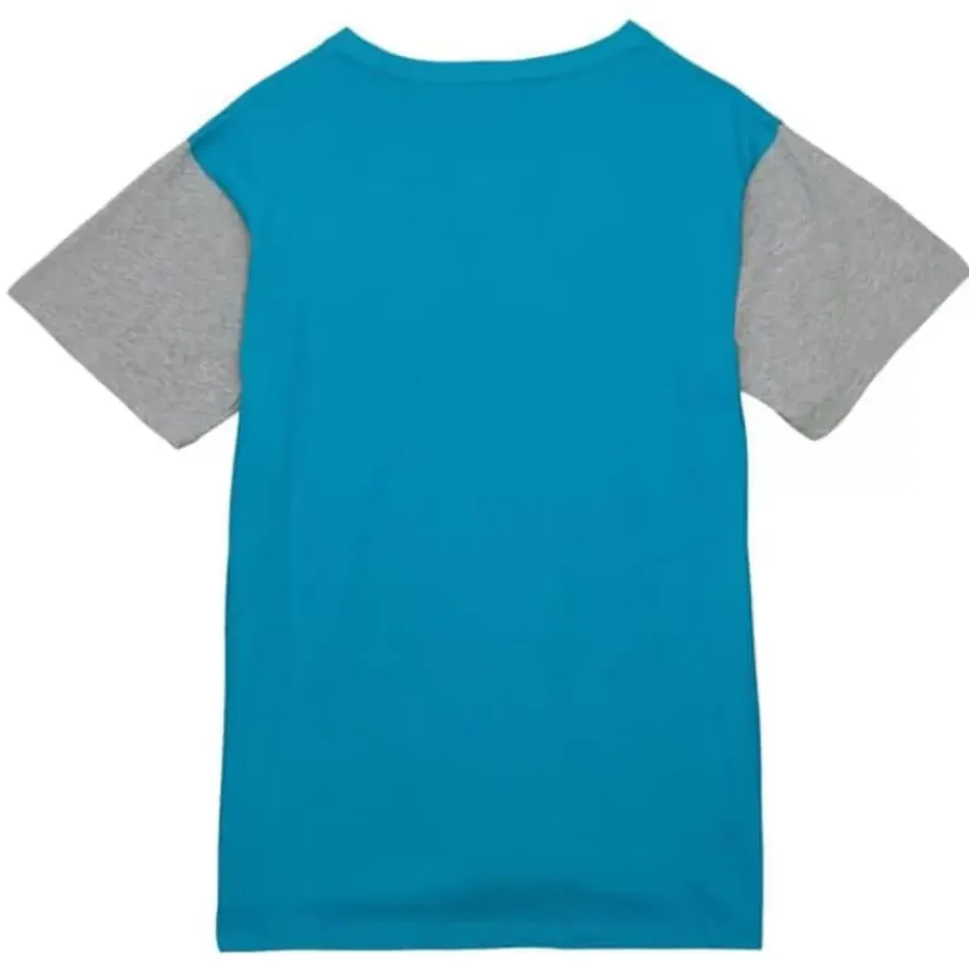 Mitchell & Ness T-Shirts & Tops-Color Blocked Ss Tee Charlotte Hornets