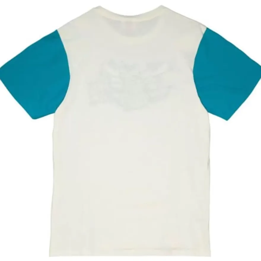 Mitchell & Ness T-Shirts & Tops-Color Blocked S/S Tee Charlotte Hornets