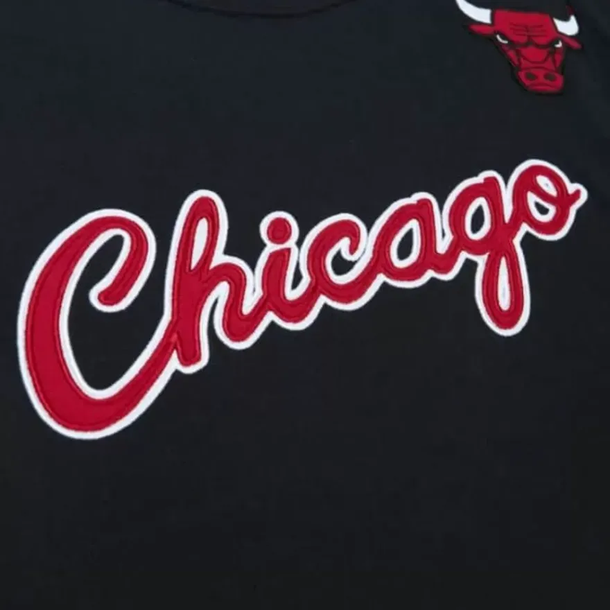 Mitchell & Ness T-Shirts & Tops-Color Blocked Ss Tee Chicago Bulls