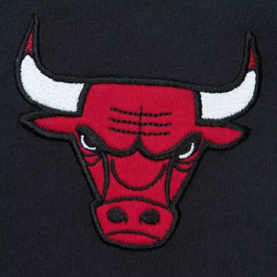 Mitchell & Ness T-Shirts & Tops-Color Blocked Ss Tee Chicago Bulls