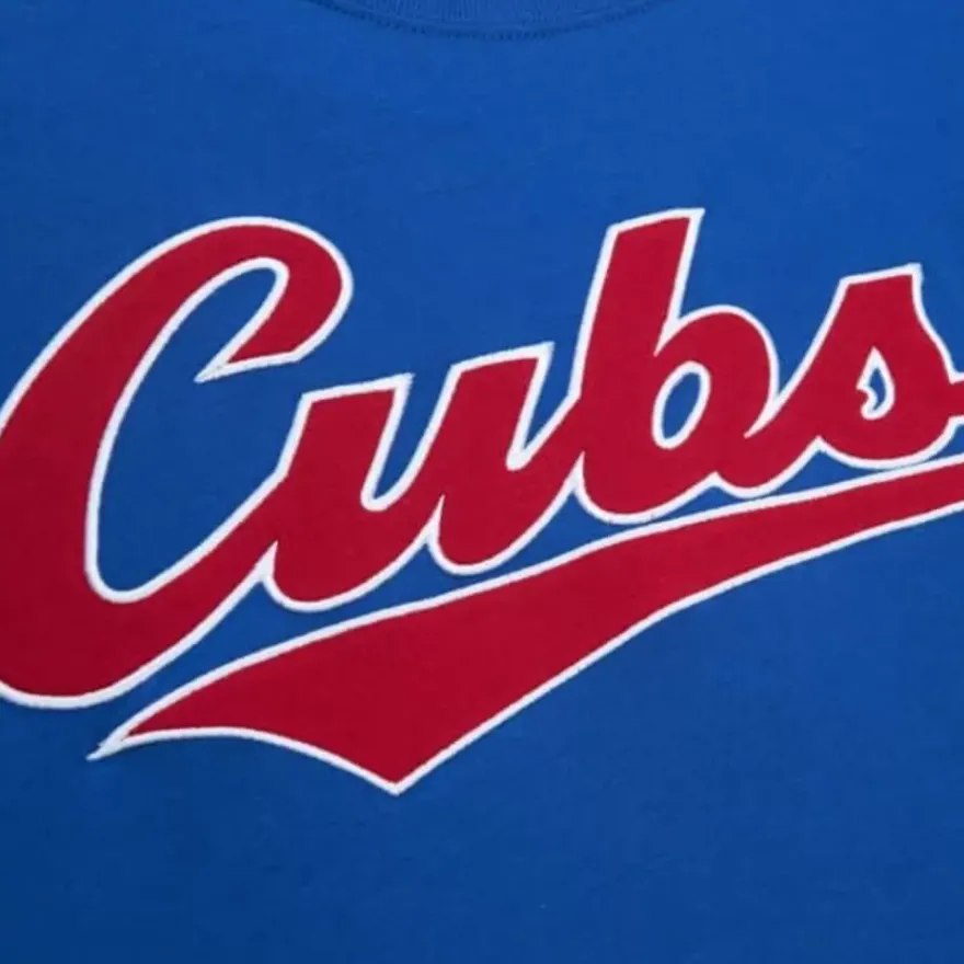 Mitchell & Ness T-Shirts & Tops-Color Blocked Ss Tee Chicago Cubs