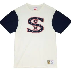 Mitchell & Ness T-Shirts & Tops-Color Blocked S/S Tee Chicago White Sox