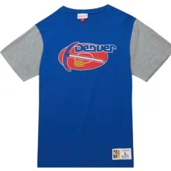 Mitchell & Ness T-Shirts & Tops-Color Blocked Ss Tee Denver Nuggets