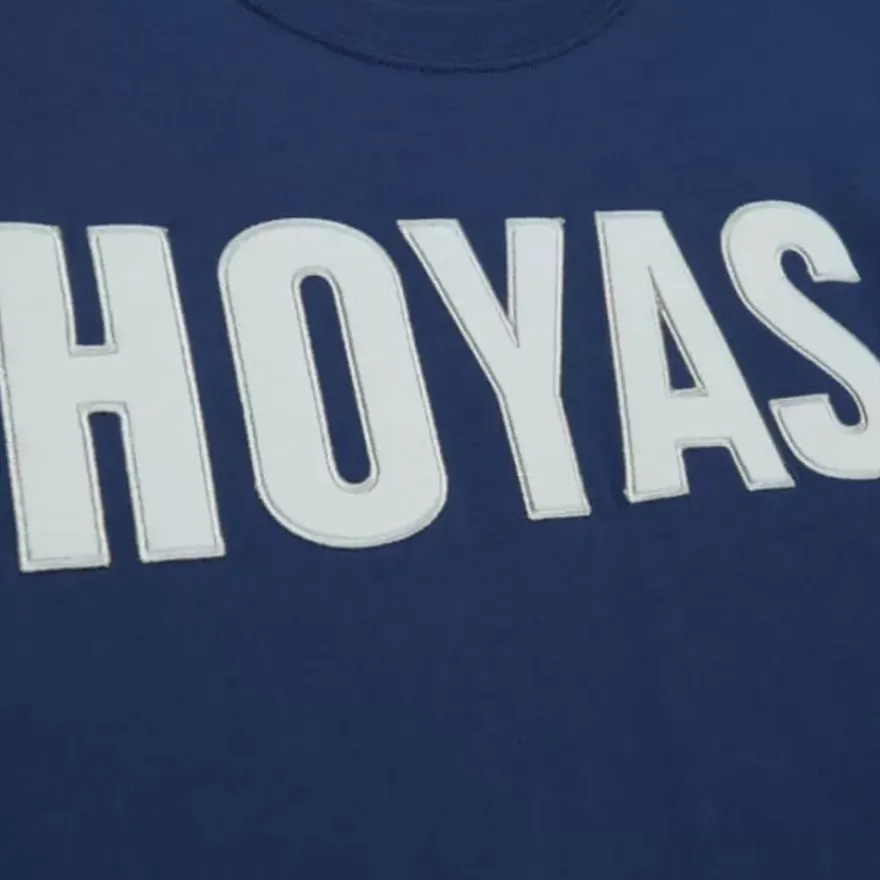 Mitchell & Ness T-Shirts & Tops-Color Blocked Ss Tee Georgetown University