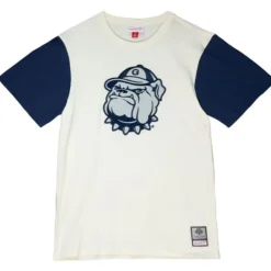 Mitchell & Ness T-Shirts & Tops-Color Blocked S/S Tee Georgetown University