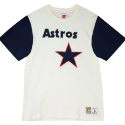 Mitchell & Ness T-Shirts & Tops-Color Blocked S/S Tee Houston Astros