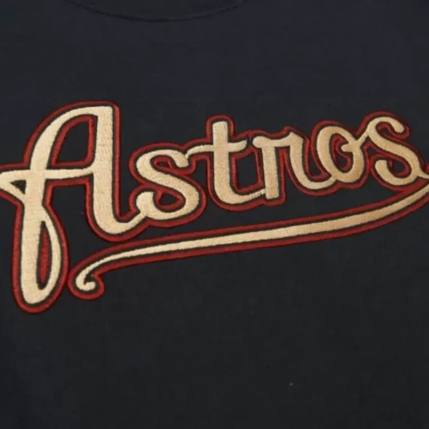 Mitchell & Ness T-Shirts & Tops-Color Blocked Ss Tee Houston Astros