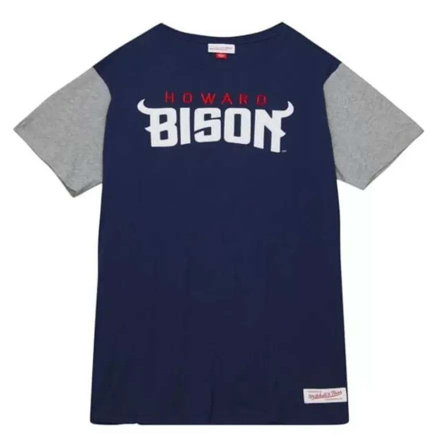 Mitchell & Ness T-Shirts & Tops-Color Blocked Ss Tee Howard University
