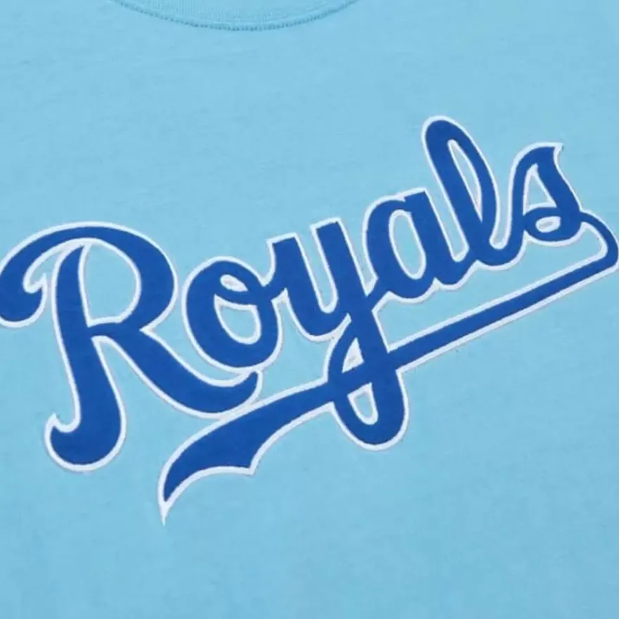 Mitchell & Ness T-Shirts & Tops-Color Blocked Ss Tee Kansas City Royals