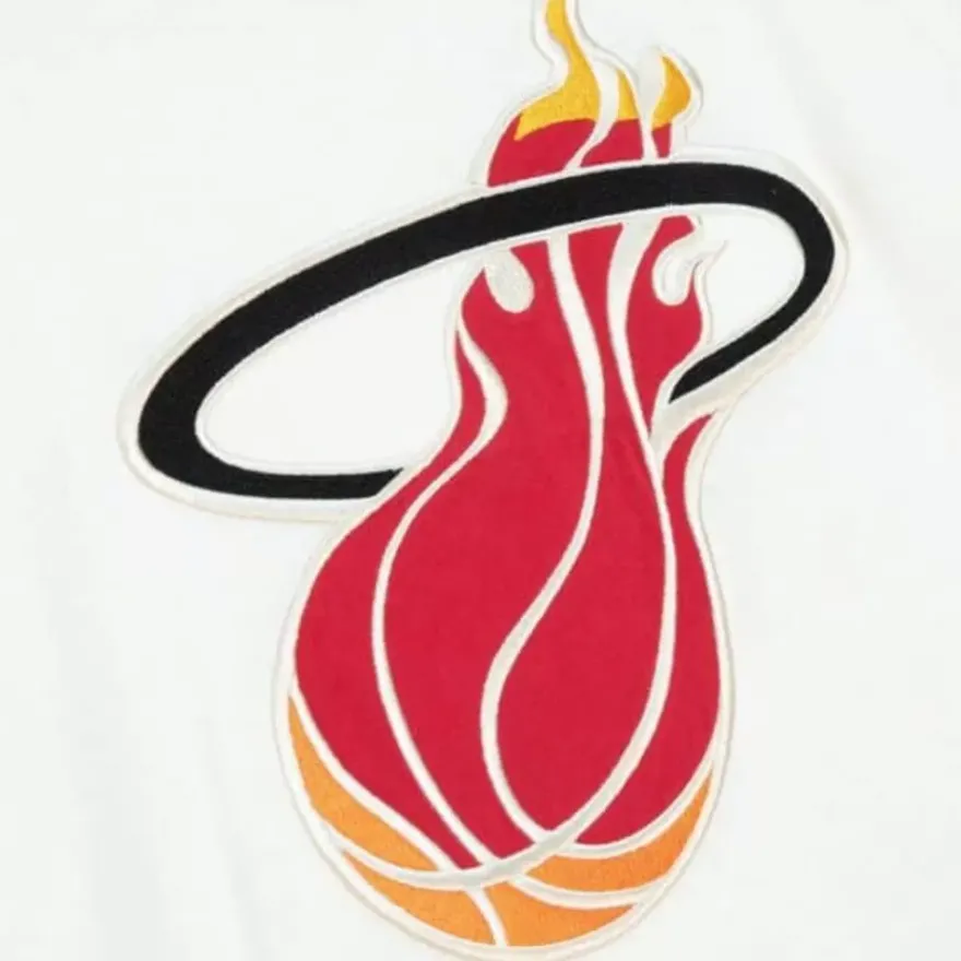 Mitchell & Ness T-Shirts & Tops-Color Blocked S/S Tee Miami Heat