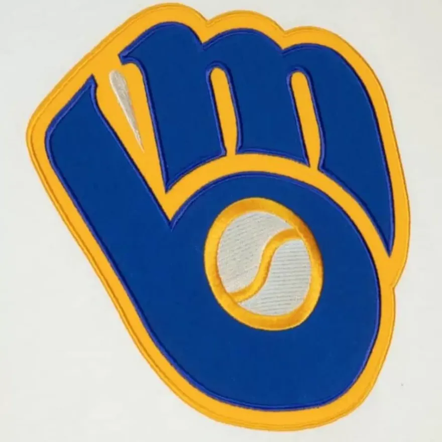 Mitchell & Ness T-Shirts & Tops-Color Blocked S/S Tee Milwaukee Brewers