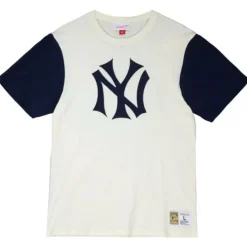 Mitchell & Ness T-Shirts & Tops-Color Blocked S/S Tee New York Yankees